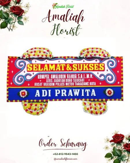 Papan Bunga Ucapan Selamat Kadurama